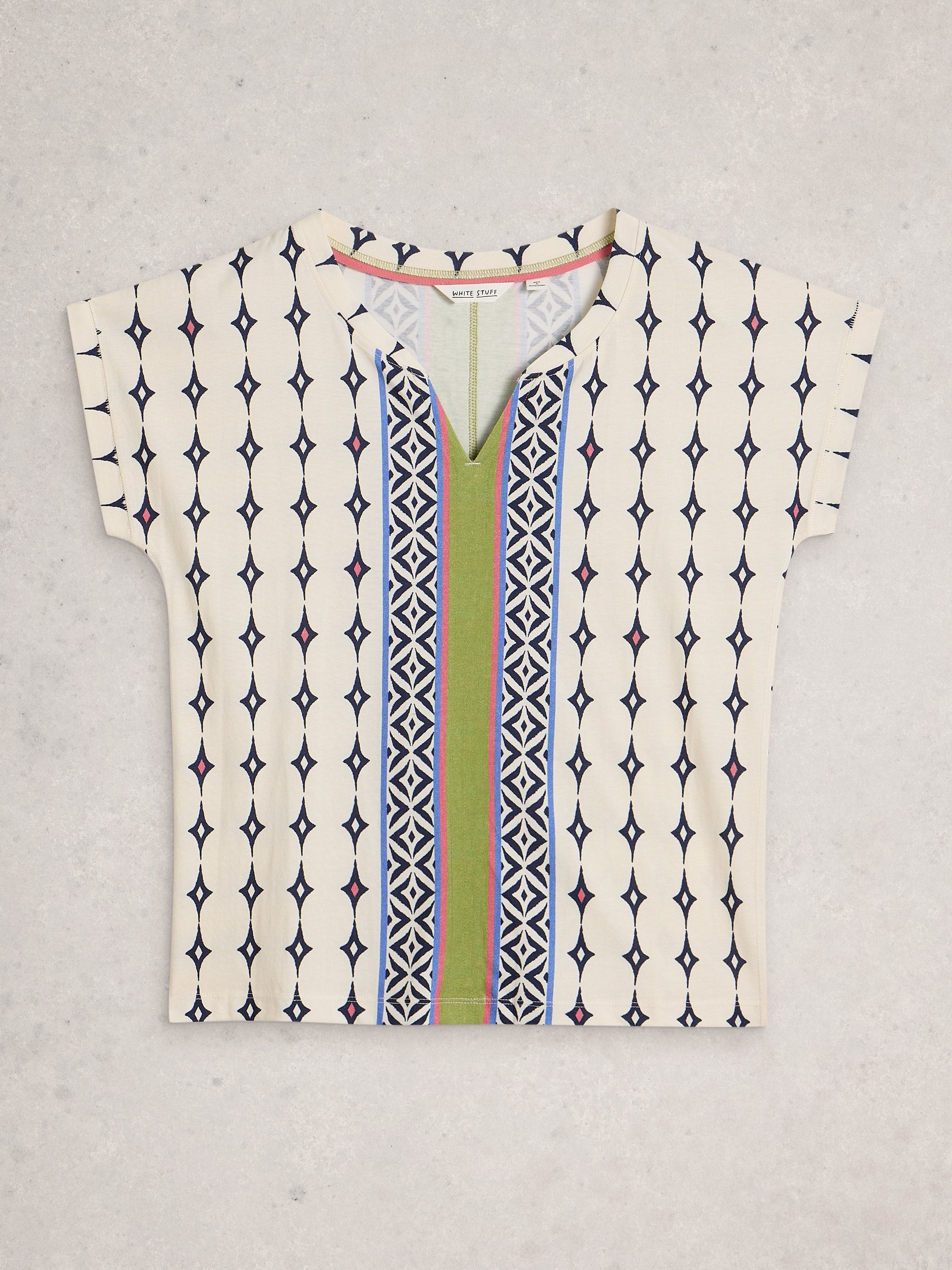 An image of the White Stuff Nelly Notch Neck Tee