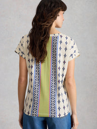 An image of the White Stuff Nelly Notch Neck Tee