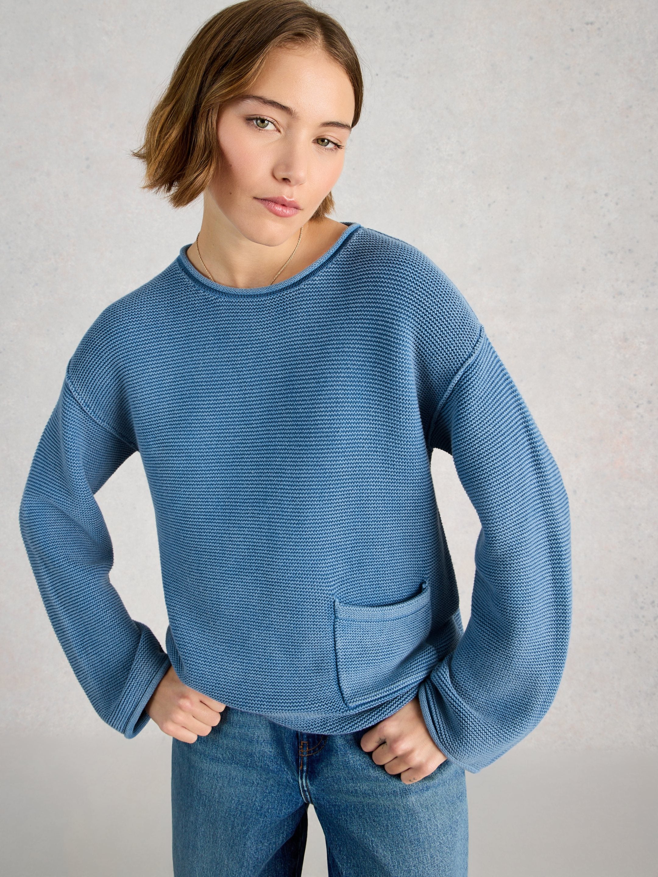 An image of the White Stuff Gigi Washed Jumper