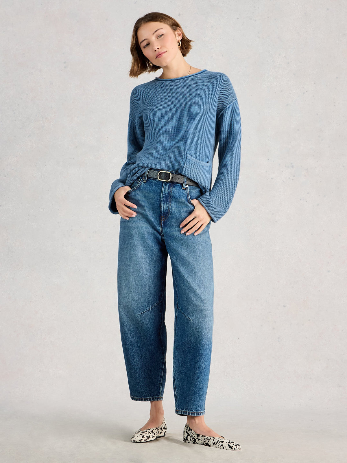 An image of the White Stuff Gigi Washed Jumper