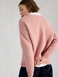 An image of the White Stuff Tamara Texture V-Neck Jumper