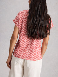 An image of the White Stuff Nelly Embroidered Tee