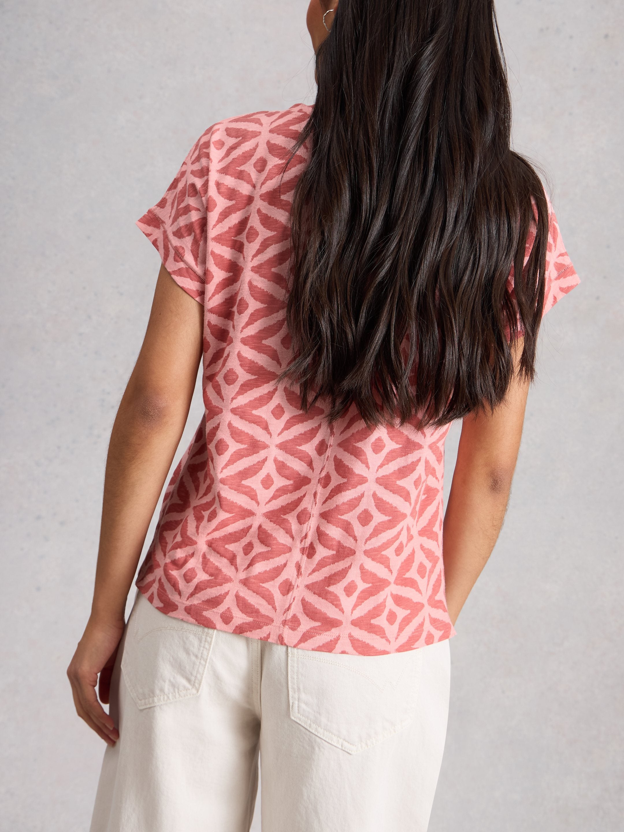 An image of the White Stuff Nelly Embroidered Tee