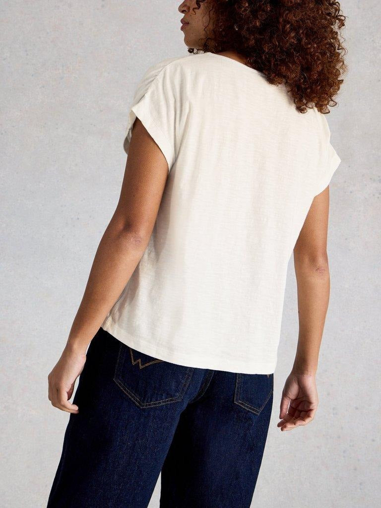 An image of the White Stuff Rachel Ruched Tee