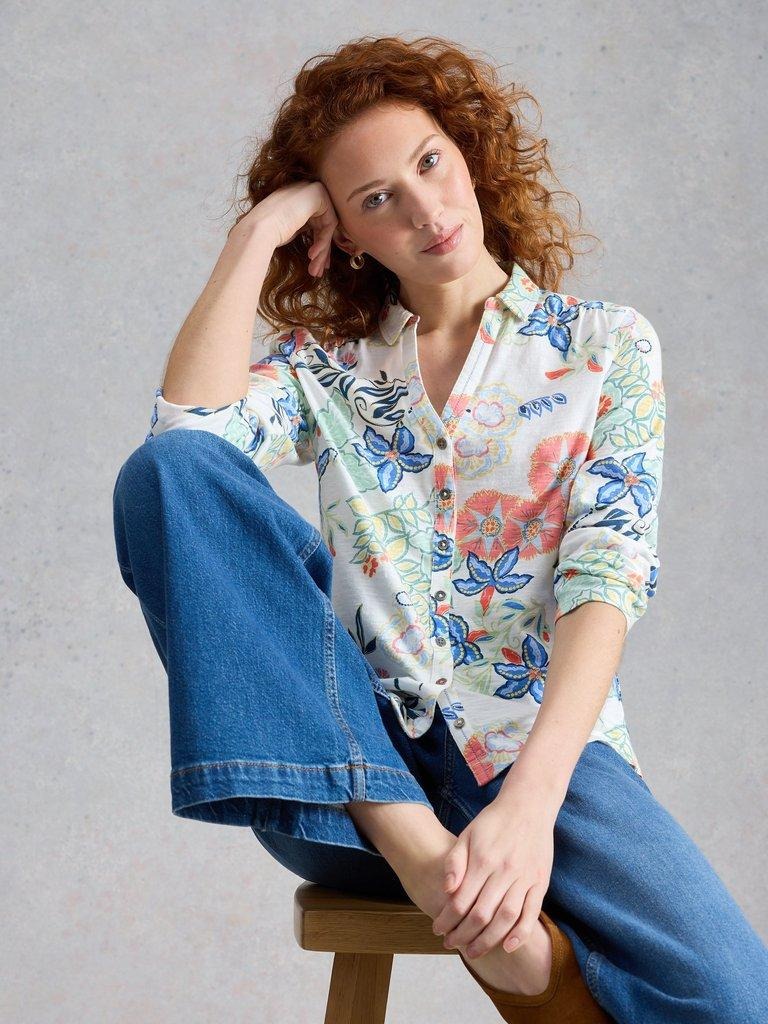 An image of the White Stuff Annie Jersey Shirt