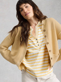 Nora Notch Stripe Vest
