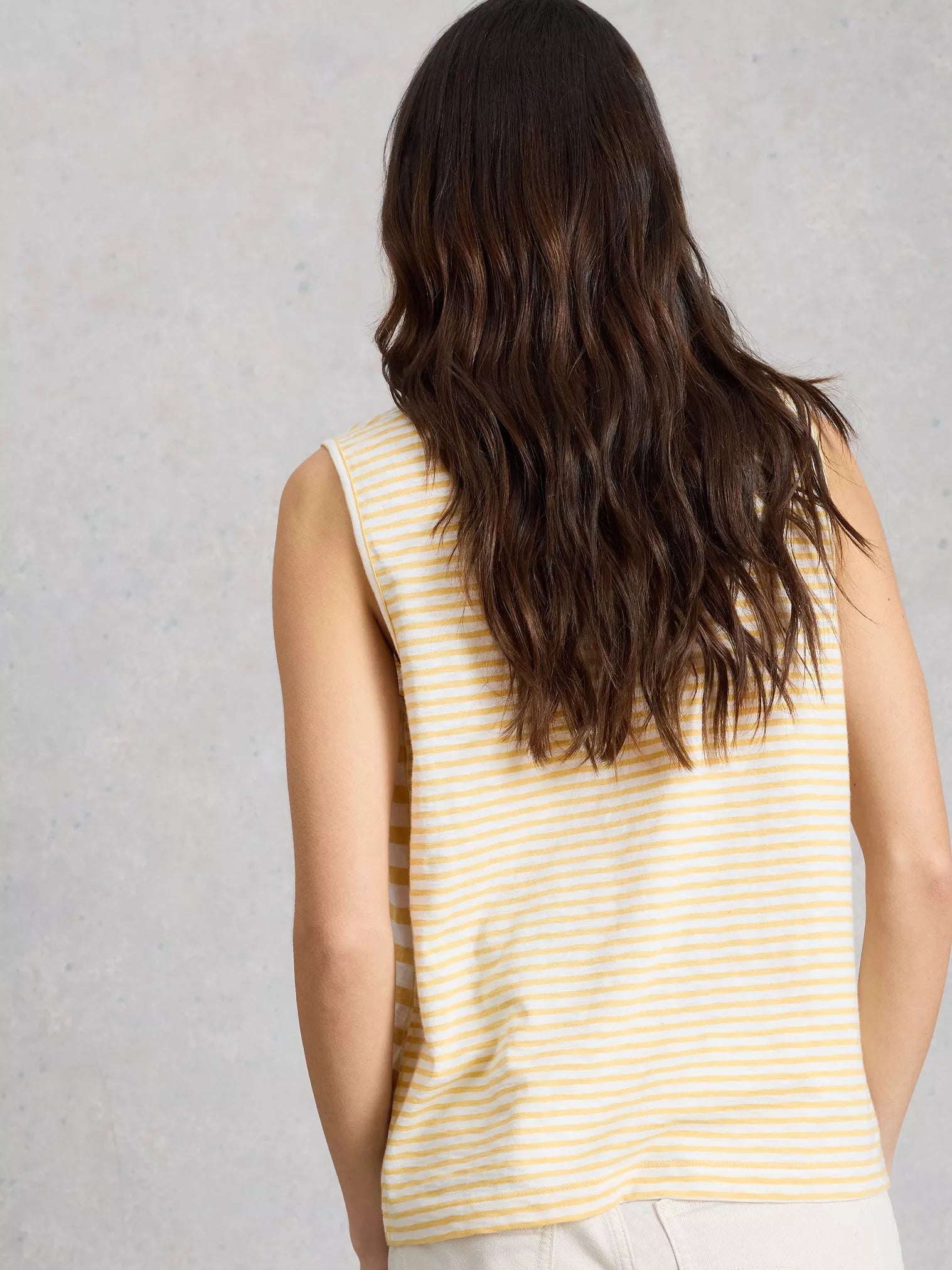 Nora Notch Stripe Vest