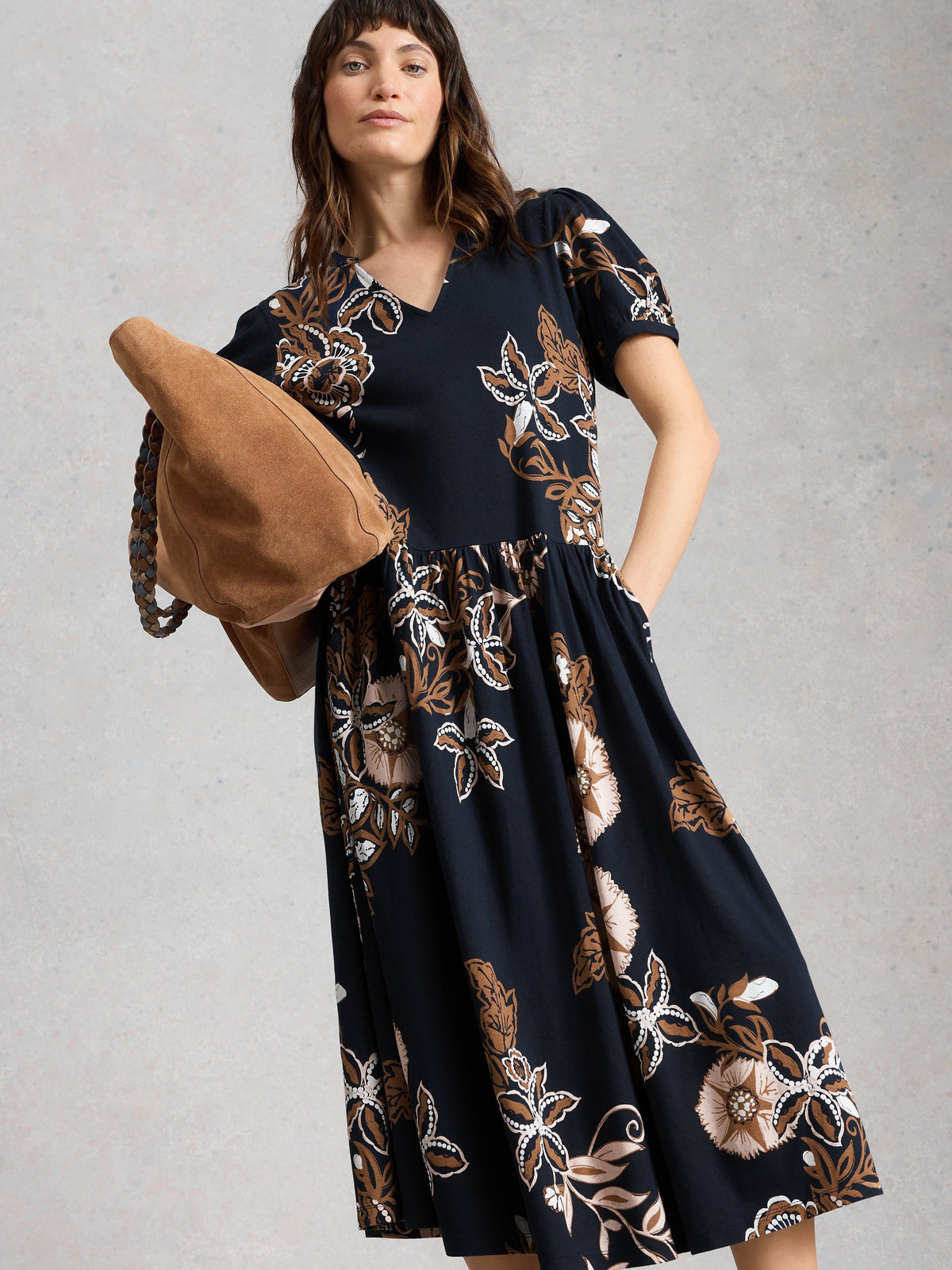 An image of the White Stuff Leah Jersey Dress