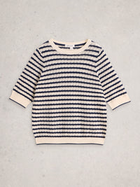 An image of the White Stuff Holly Pointelle Tee