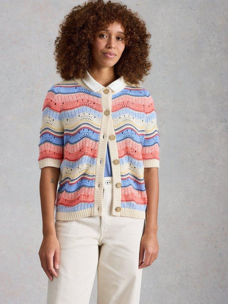 An image of the White Stuff Isabella Wavy Cardi