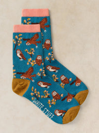 Flying Owl Ankle Sock