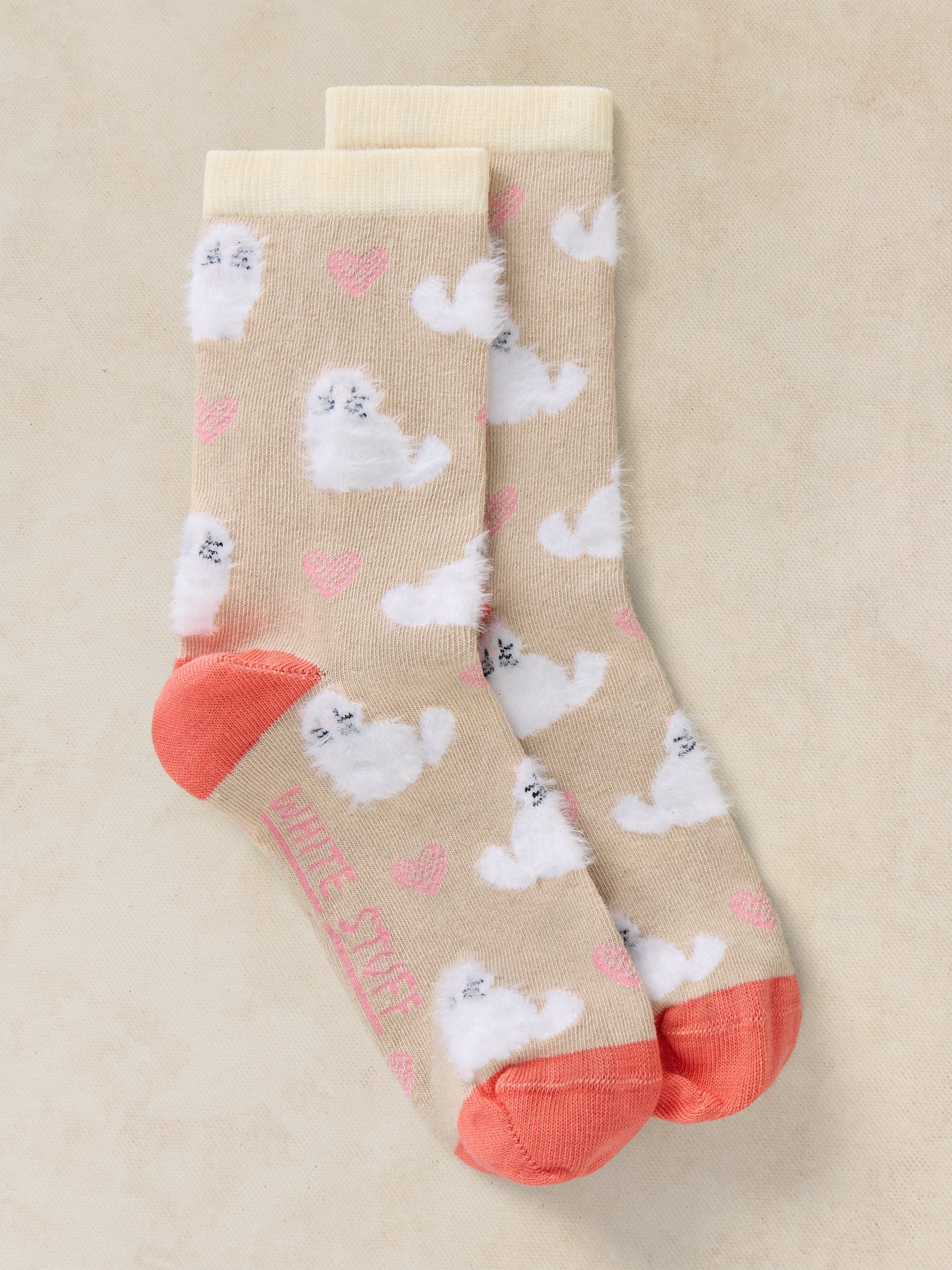 Fluffy Cat Ankle Sock