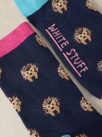 Fluffy Hedgehog Ankle Sock