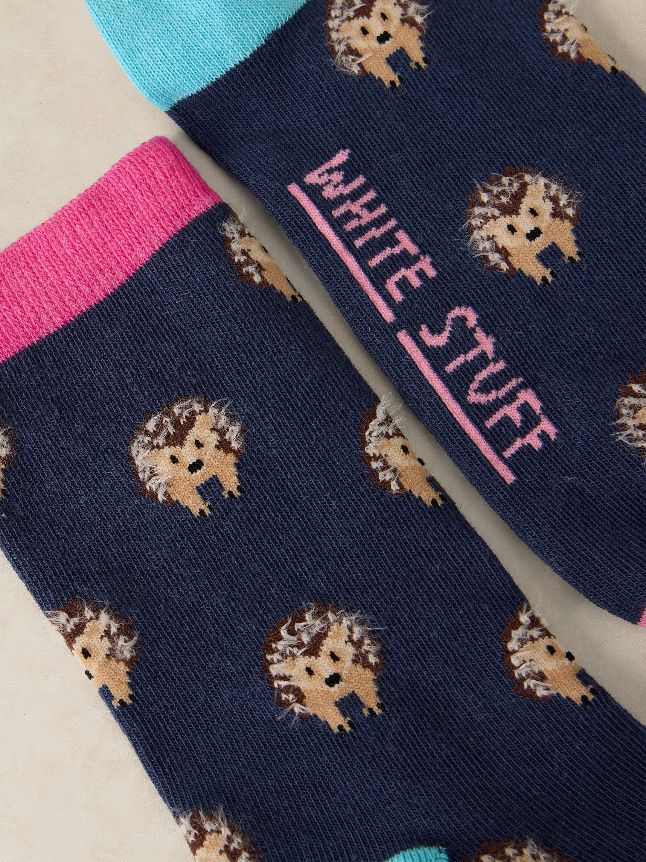 Fluffy Hedgehog Ankle Sock