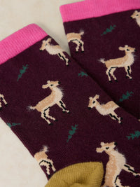 Oh Deer Ankle Sock