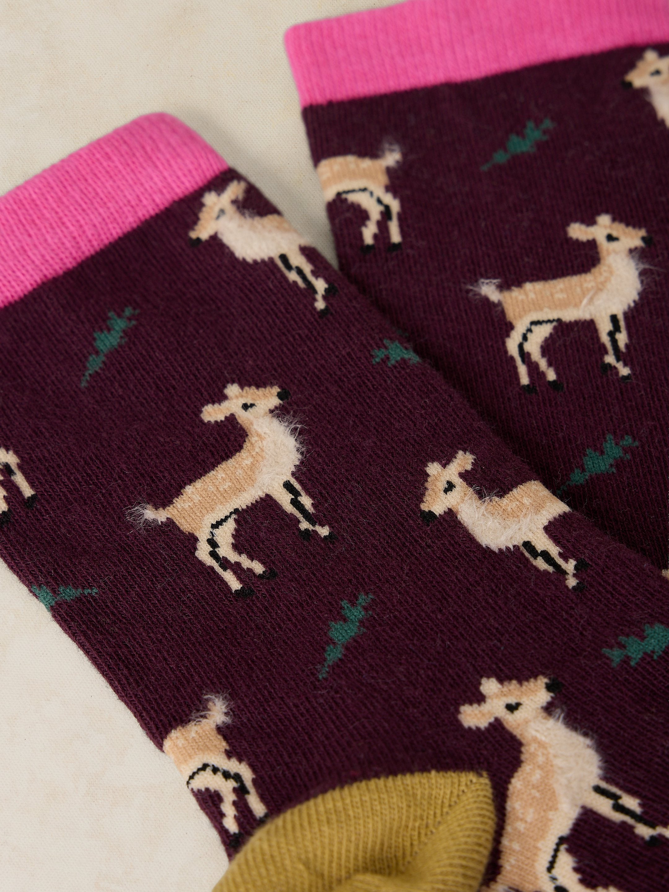Oh Deer Ankle Sock