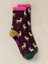 Oh Deer Ankle Sock