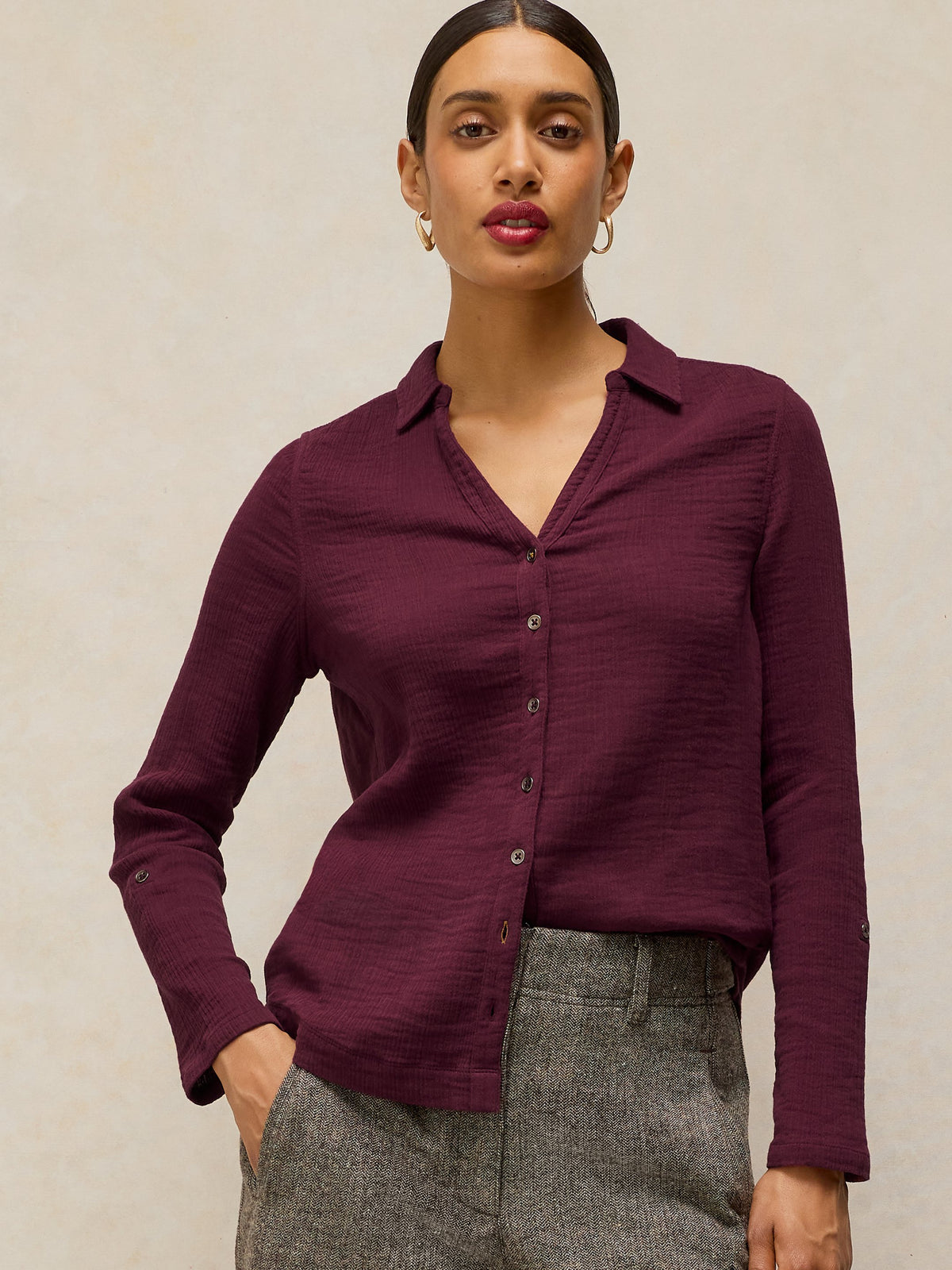 Annie Double Cloth Shirt