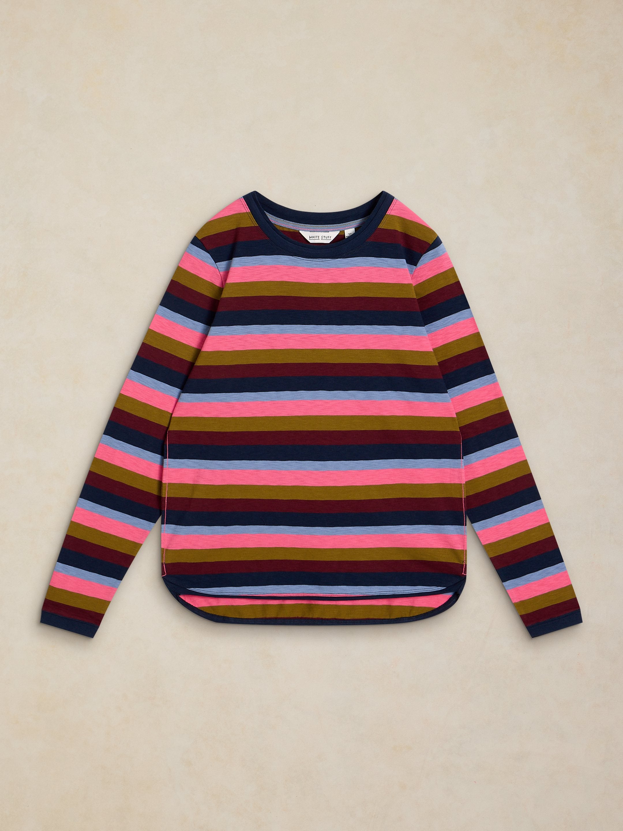Clara Stripe LS Tee