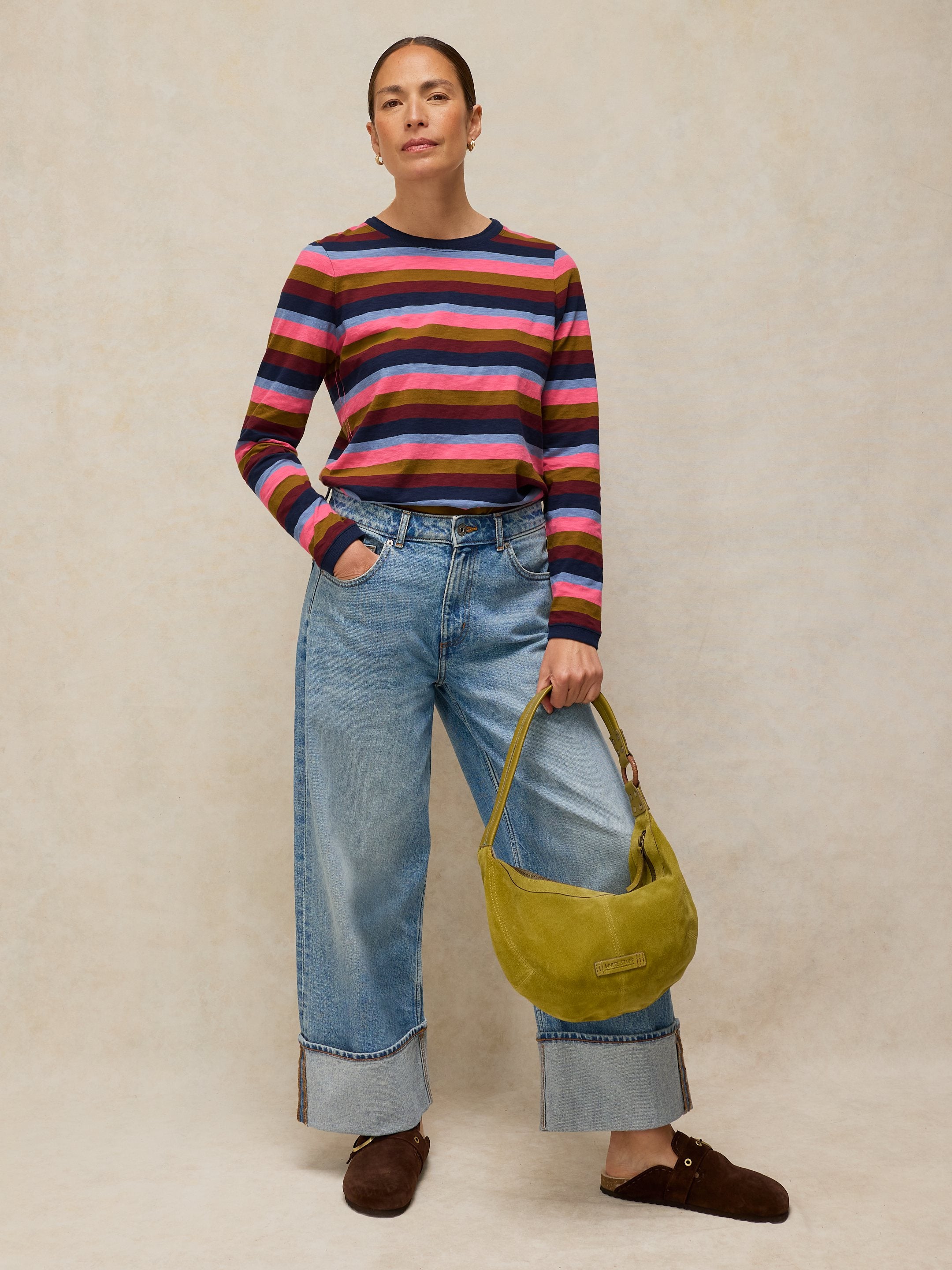 Clara Stripe LS Tee