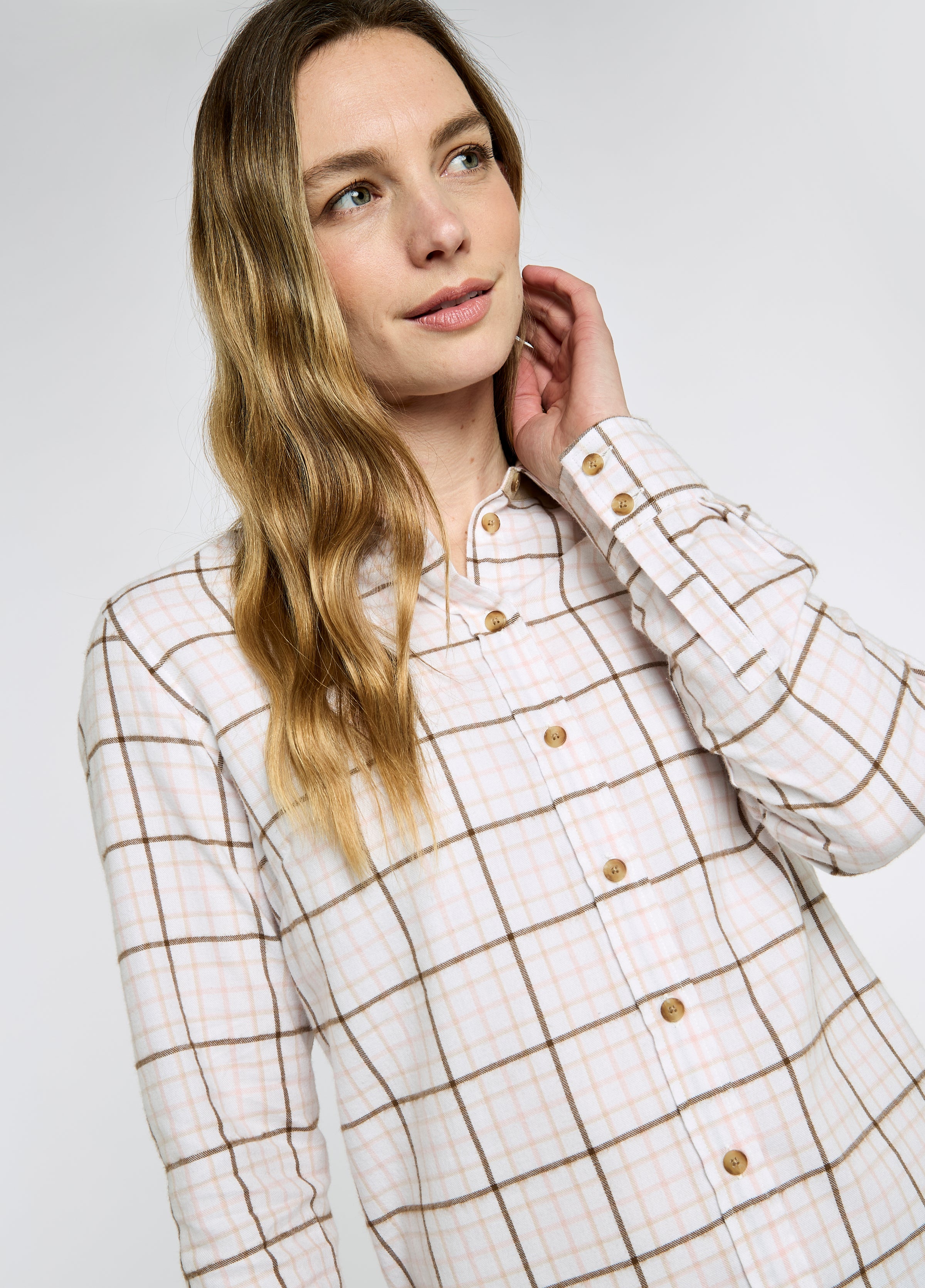 An image of the Dubarry Brooklime Smart Country Check Shirt