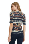 An image of the Betty Barclay Ribbed Top