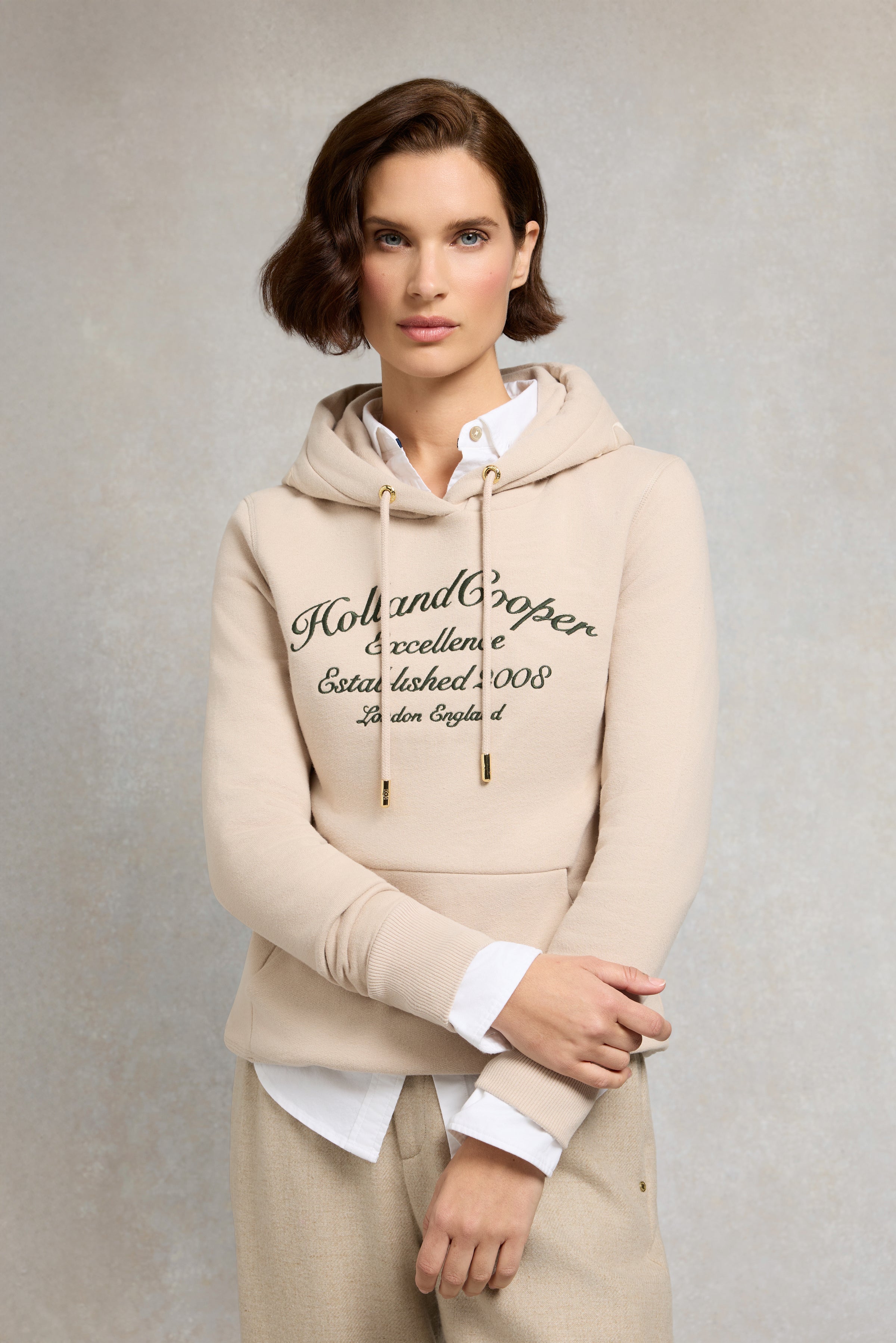 An image of the Holland Cooper Ivy League Hoodie