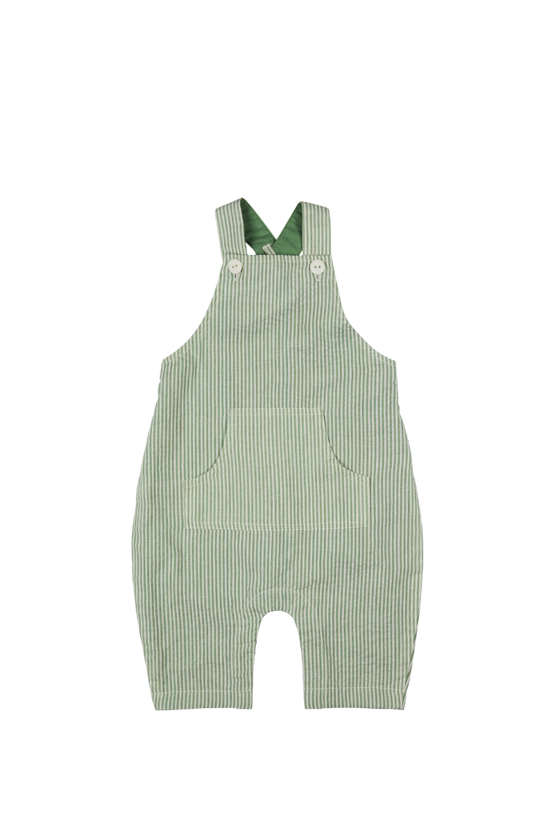 Baby Dungarees (Seersucker Fine Stripe)