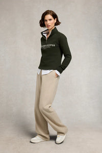 An image of the Holland Cooper Sporting Goods Zip Henley