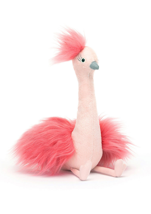 An image of the Jellycat Jellycat Fou Fou Ostrich