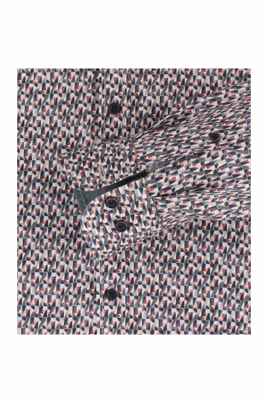 An image of the Casa Moda Long Sleeve Print Shirt