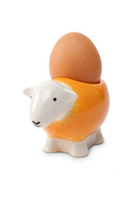 The Herdy Company Sheep Egg Cup in orange