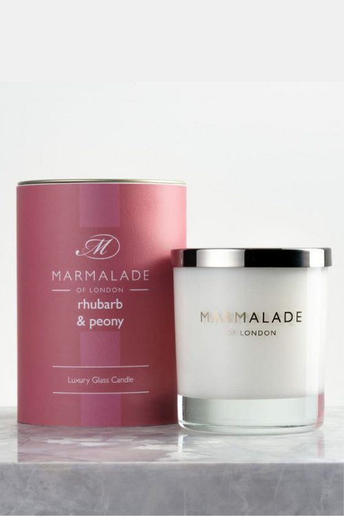 An image of the Marmalade of London Large Glass Candle - Various Scents