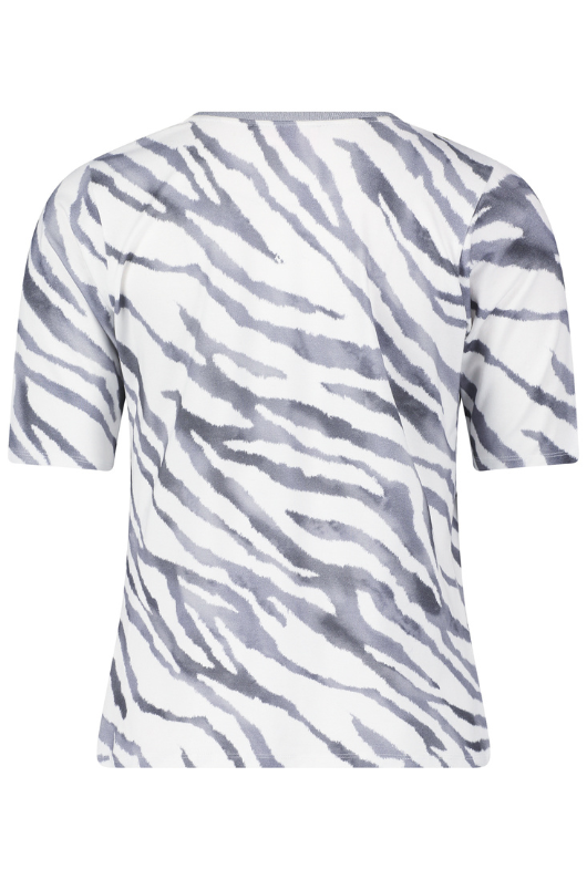 An image of the Betty Barclay Animal Print Short Sleeve T-Shirt
