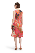 An image of the Betty Barclay Leaf Pattern Dress