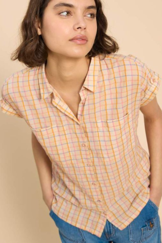 An image of the White Stuff Ellie Check Shirt