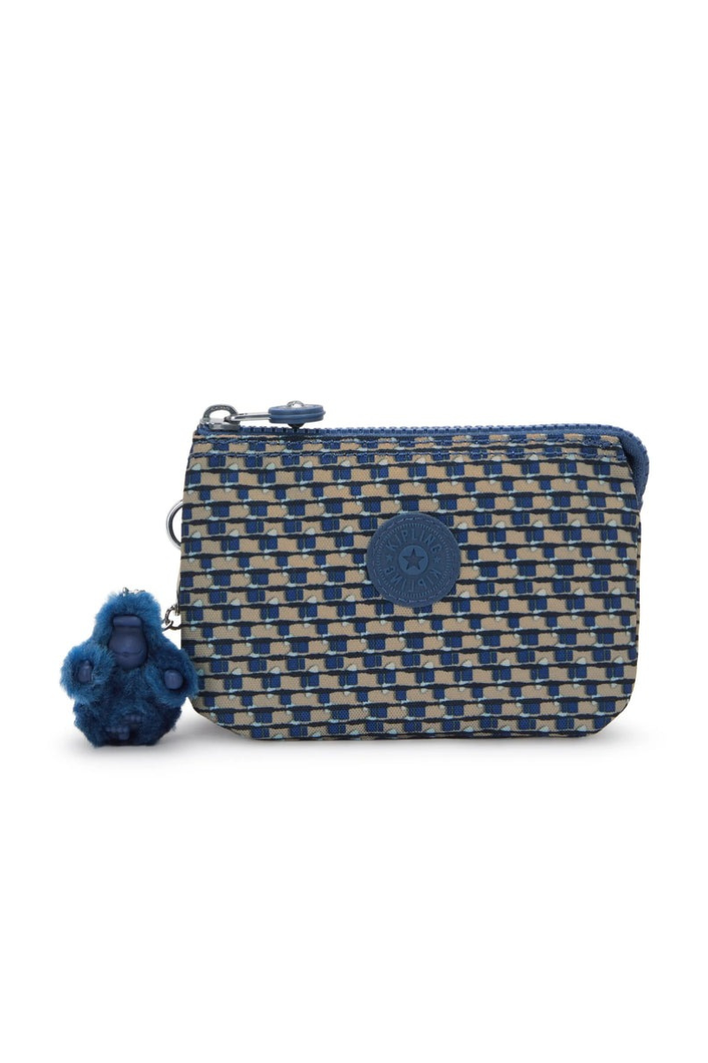 An image of the Kipling Creativity S Purse - Blue on Wire