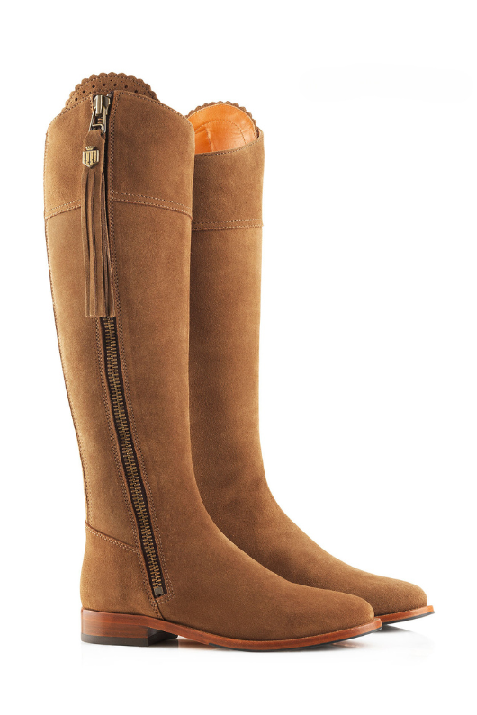 An image of the Fairfax & Favor Regina Sporting Fit Tall Boot in the colour Tan.