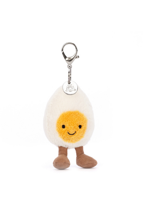 An image of the Jellycat Jellycat Amuseable Happy Egg Bag Charm