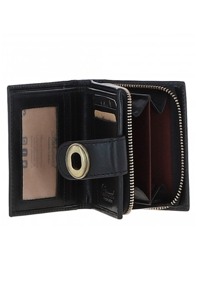 An image of the Ashwood Leather Twist Lock Multi Section Purse