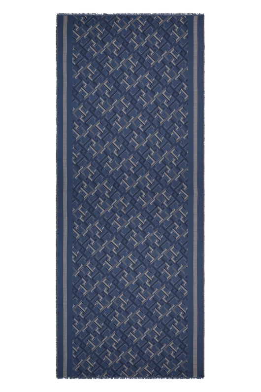 An image of the Tommy Hilfiger TH Monogram Jacquard Scarf