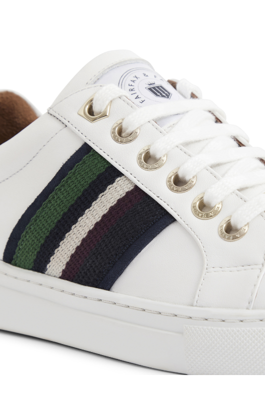 An image of the Fairfax & Favor Fairfax & Favor Boston Leather Trainer