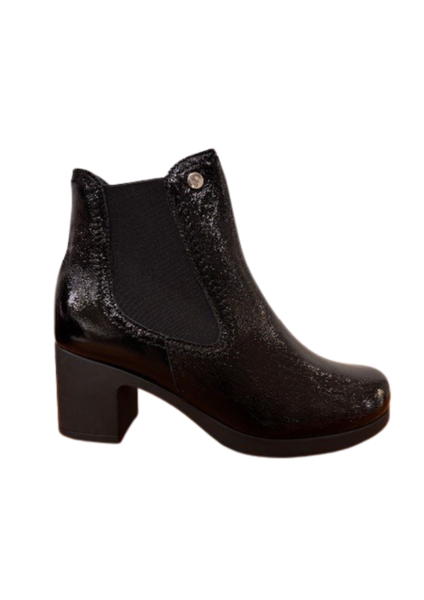 An image of the Pitillos Leather Heeled Ankle Boots