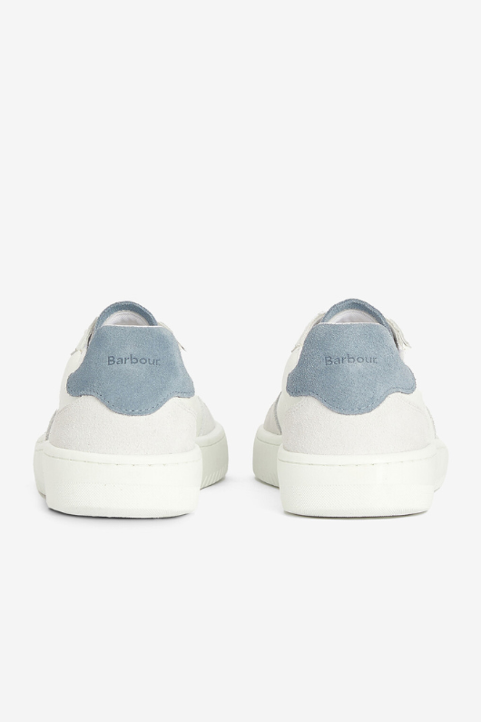 An image of the Barbour Celeste Trainers in the colour Chambray.