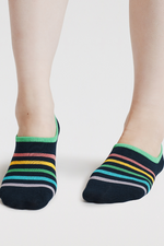 An image of the Thought Dina Rainbow No Show Socks