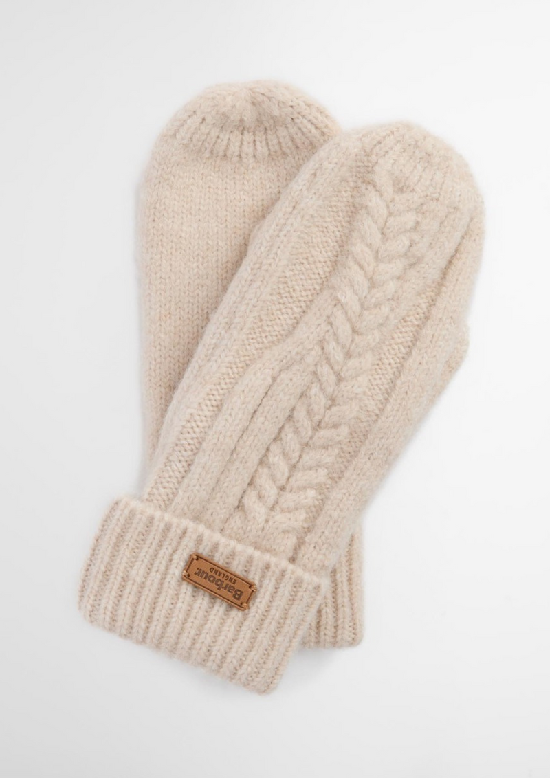 An image of the Barbour Elsdon Knitted Mittens