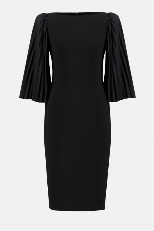 An image of the Joseph Ribkoff Pleated Sleeve Dress