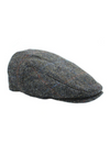 An image of the Heather Accessories Highland Harris Tweed Flat Cap