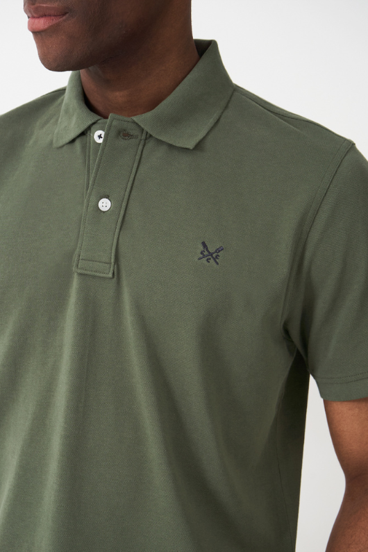 An image of the Crew Clothing Classic Pique Polo