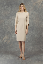 An image of the Fee G Beaded Sleeve Dress